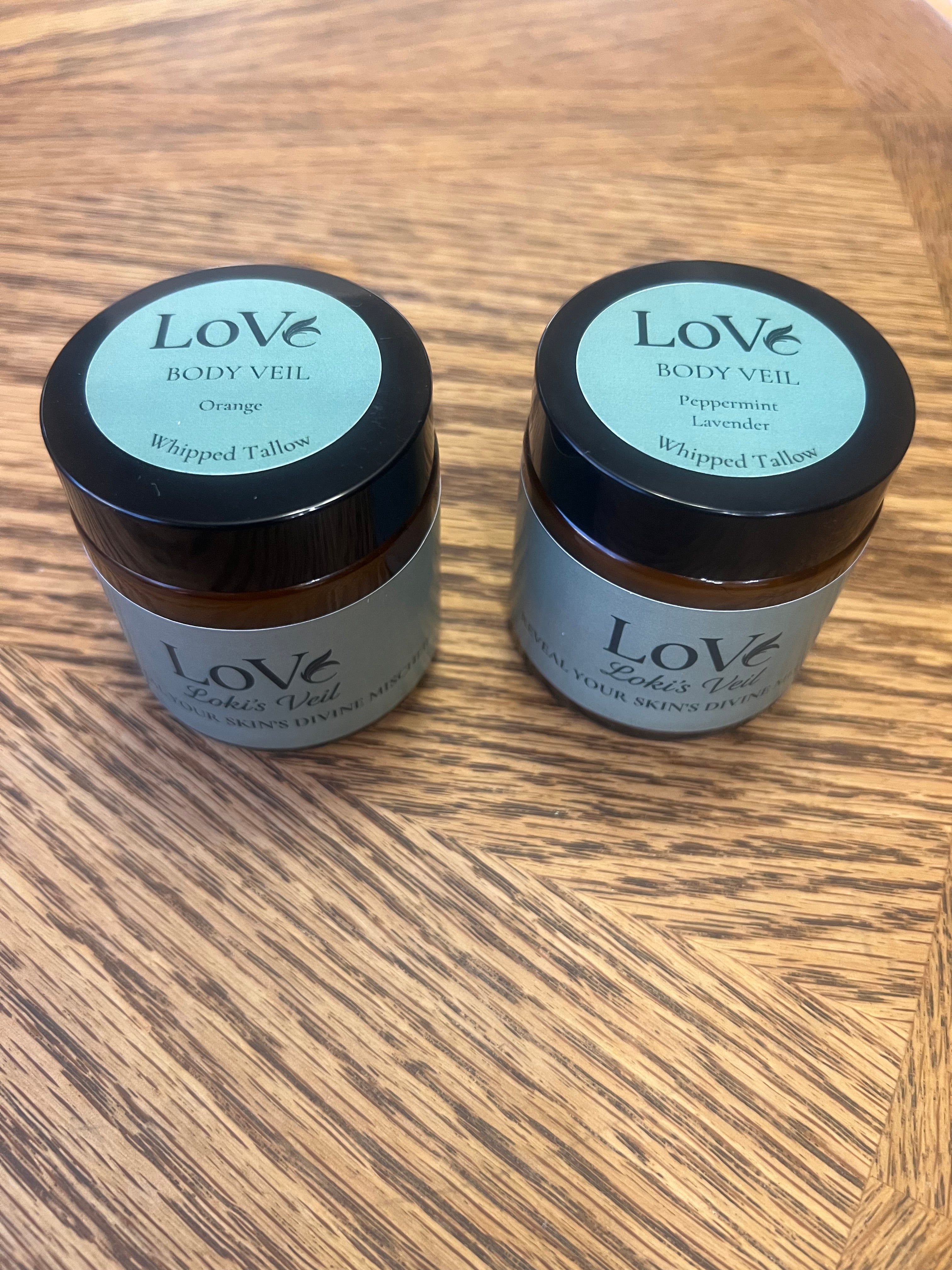 Body Veil Tallow Body Butter - Intensive Moisturizer (4 oz)